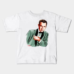 Jim Reeves - An illustration by Paul Cemmick Kids T-Shirt